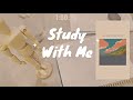 Evening study with me | Minecraft rain 🌧️ ambience | 1 hr IRL |