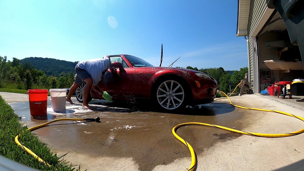 Miata Car Wash (Timelapse) YouTube