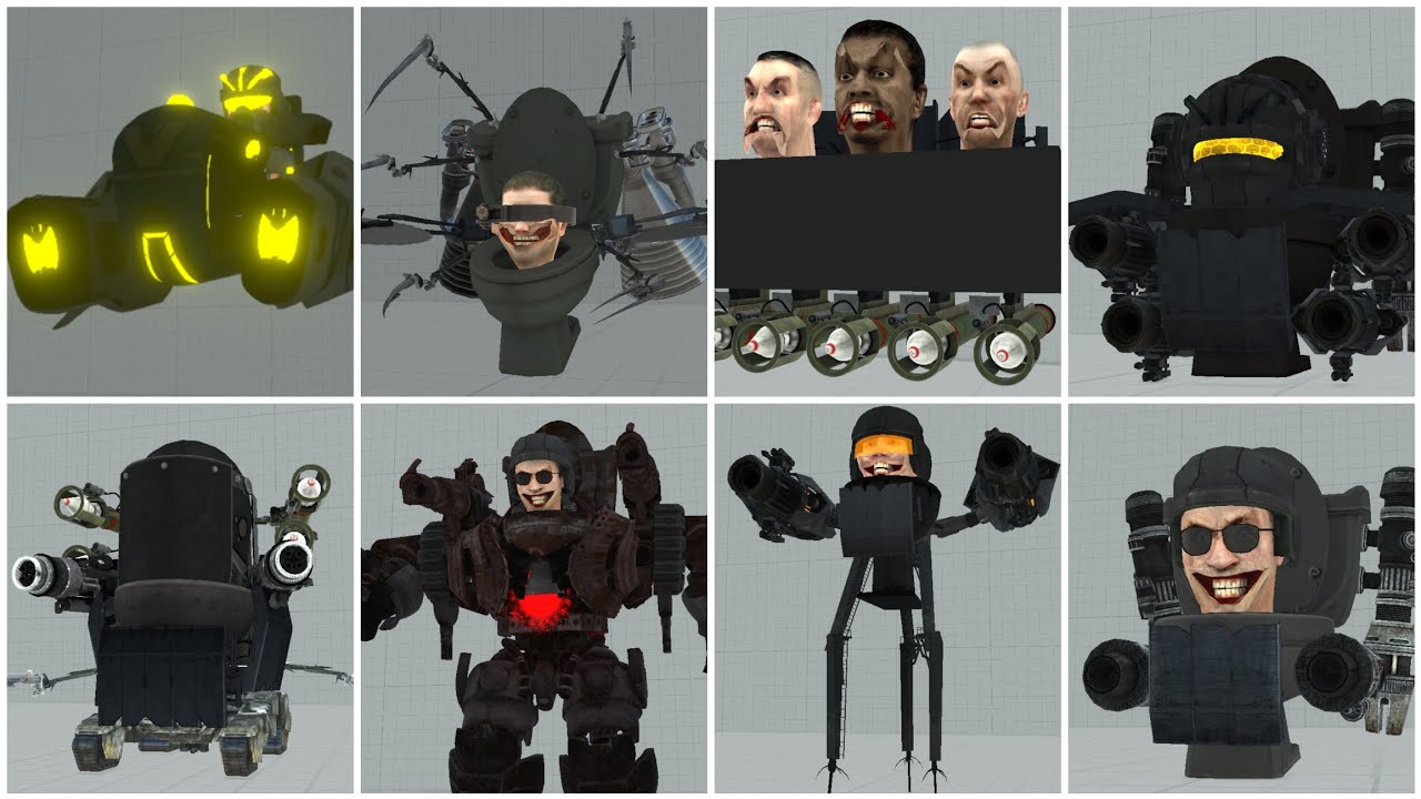 Upgraded Skibidi Toilet Pack For [PRISMA 3D]