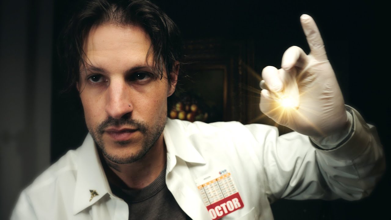 ASMR Realistic Doctor Exam Checkup | Eyes, Ears, Throat, Nose, Cranial