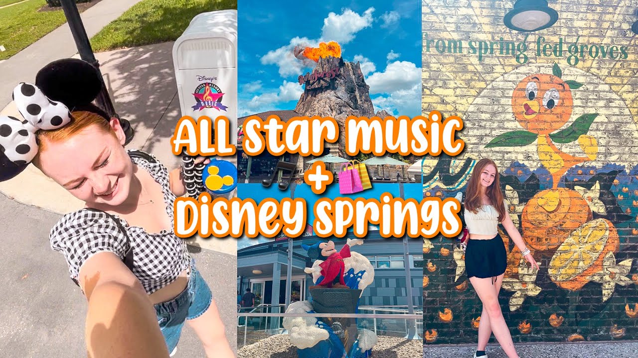 WALT DISNEY WORLD VLOG | A Chill Morning At All Star Music Resort, Disney Springs & Haul | DAY 6👛🛍