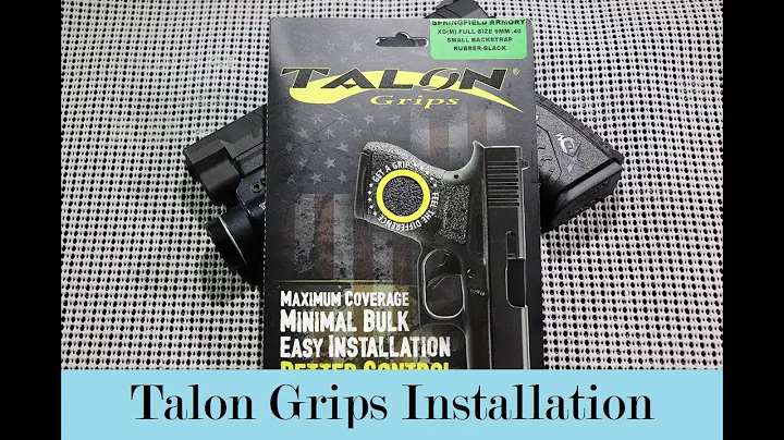 Melhore o Controle e a Precisão da sua XDM com Talon Grip