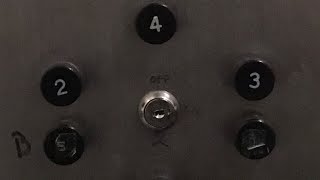 Amazing 1954 OTIS elevator action! With machines!