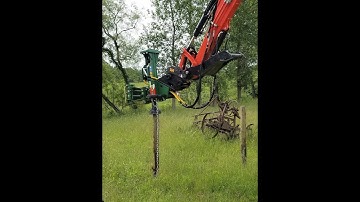 hyperlapse video of the post driver and handling system - Grab-n-Drive