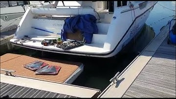 DockyJack by DockyDock boat on water repairs solution