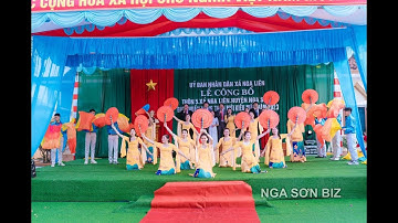 Văn nghệ chào mừng lễ công bố thôn 5, xã Nga Liên, Nga Sơn đạt chuẩn nông thôn mới kiểu mẫu năm 2023