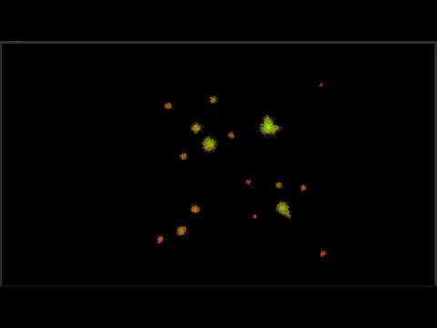 particle space simulator (made with compute shaders)