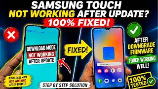 Samsung Touch Not Working After Update? Fix Touch Screen Not Responding (100% Working)
