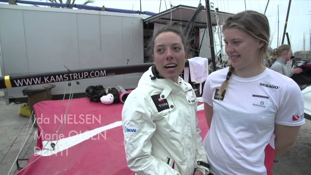 Interviews withe 49erFX Girls - Day 3 - 2014 Palma World Cup