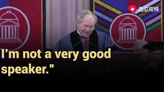 George W. Bush's inspiring speech at Southern Methodist University graduation