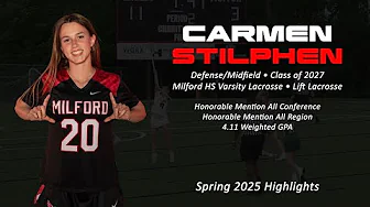 Carmen Stilphen, Girls Lacrosse, Class of 2027, Spring 2025 Highlights
