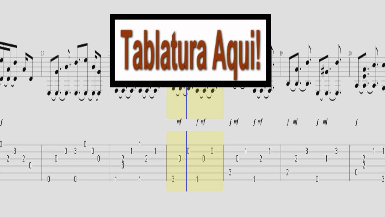 Como tocar Oleo de una mujer con sombrero - Arpegios