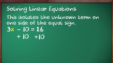 Kids Teach Math: Linear Equations