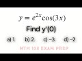 PRODUCT RULE (DERIVATIVES - MTH 103 EXAM PREP)