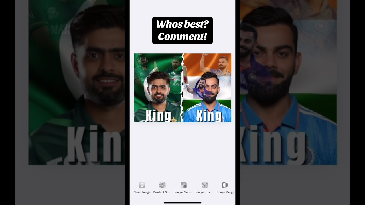 #canva #shortsfeed #viralshorts #cricketlover #viratkohli #babarazam