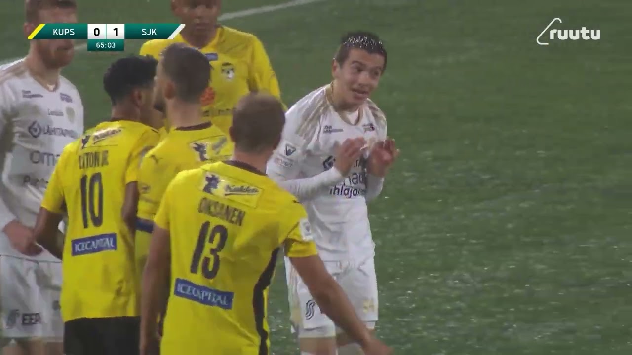 OTTELUKOOSTE: KuPS - SJK 1-1 (0-1) | Veikkausliiga | 1.10.2023