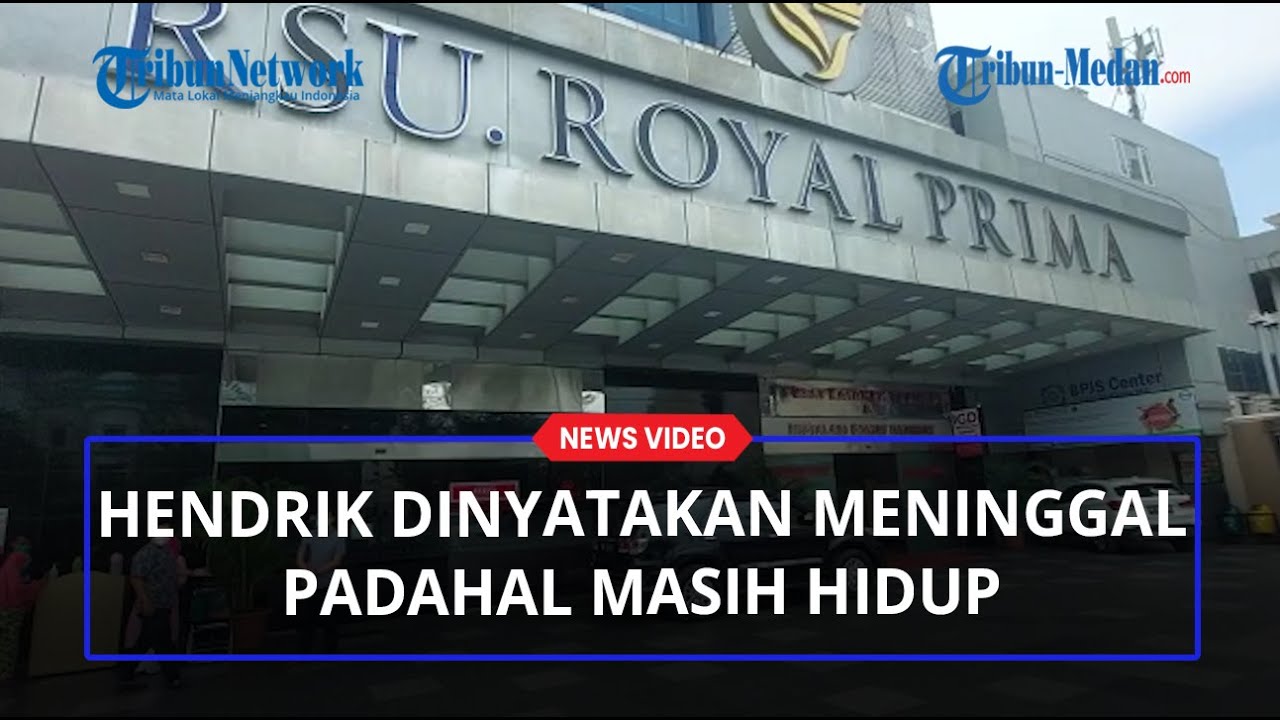 Hendrik Dinyatakan Meninggal Dunia Padahal Masih Hidup, Ini Penjelasan Pihak Rumah Sakit