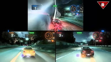 Blur Multiplayer Splitscreen GTX 550Ti Gameplay #3