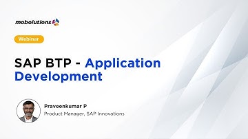 SAP BTP (Business Technology Platform) Application Development | Mobolutions