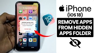 (iOS 18) How to Remove Hidden Apps on iPhone - Hidden Apps Folder