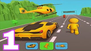 Shape Change : Shifting Race - Wallkthrough Part 1 Levels 1-10 New Game - Android Gameplay screenshot 1