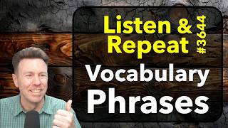 English Speaking Practice with Vocabulary - Phrasal Verbs