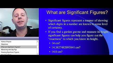 High School Physics: Significant Figures
