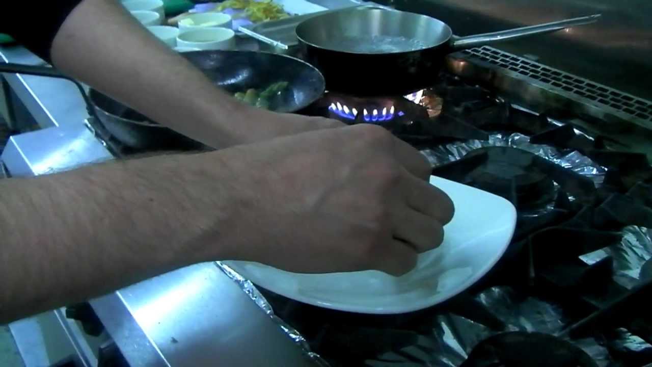 demolition derby Shetland Salmon, Asparagus & Poached Egg Salad with Pancetta Cookery Demonstration