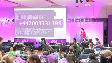 Yahoo! Hack Europe: London:  Twilio API demo - Michael Wawra, Twilio