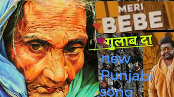 Meri babe 🥀फूल🥀 gulab da || Mera bapu rukh h kikra da jinu fikar bada fikara da|| new Punjabi song