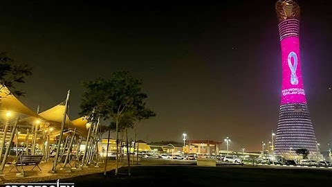 Torch Tower - The Largest External 360 Degree Screen in the World - Qatar