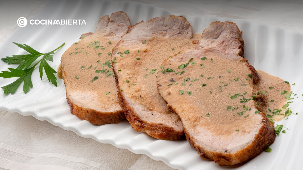 Lomo de cerdo con nueces | Receta cremosa de Karlos Arguiñano