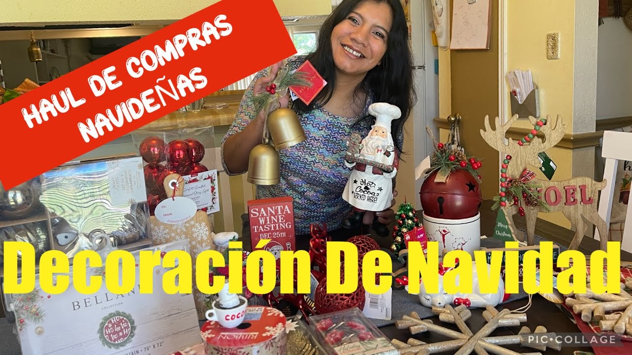 HAUL DE COMPRAS NAVIDEÑAS, COMPRAS DE NAVIDAD, Decoraciones de Navidad ...