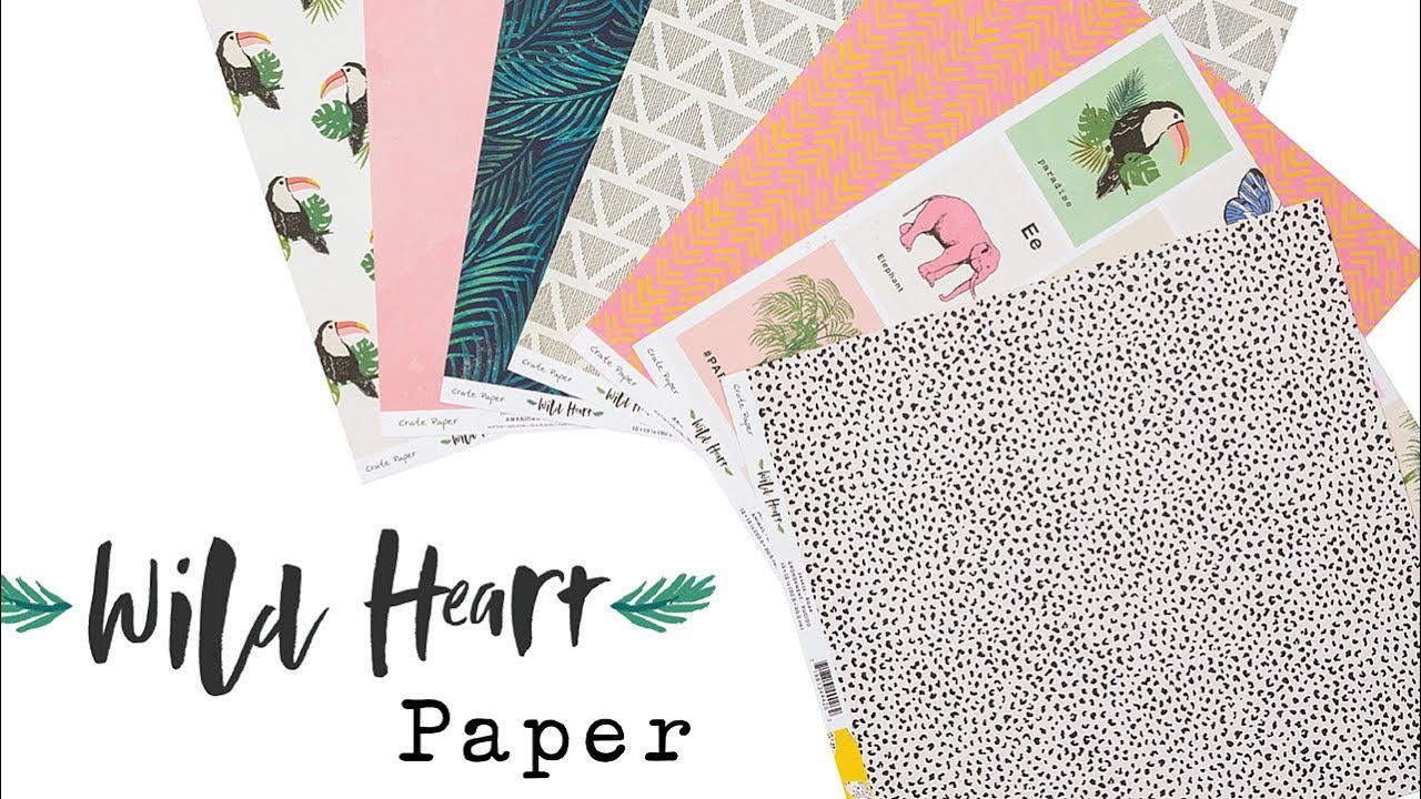 Crate Paper Wild Heart: Ripped Paper + Layout