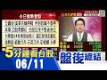 川普曝美軍秘密協助1億桶石油通過荷莫茲海峽 油價飆漲 美伊戰爭看不到終點 台股高低震盪千點 信昌電:今年進入明顯爆發期 訂單能見度逾六個月｜主播鄧凱銘｜【5分鐘看台股】20260611｜非凡財經新聞