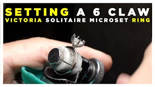 Setting a 6 Claw Diamond Solitaire Ring | Shimansky