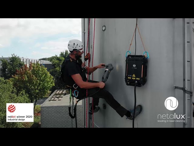 Netalux® Needle® Laser Cleaning - Rope Access