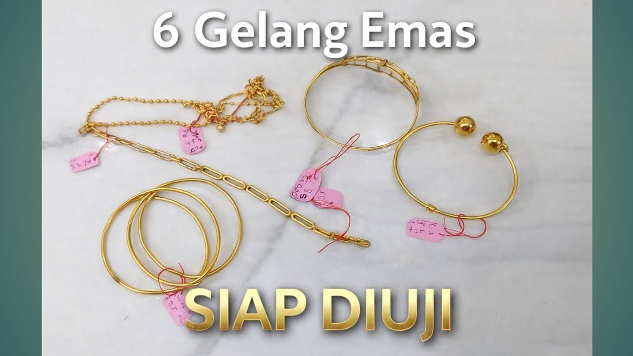 6 Gelang Emas Pilihan | Bukan Sekadar Model, Tapi Kualitas 