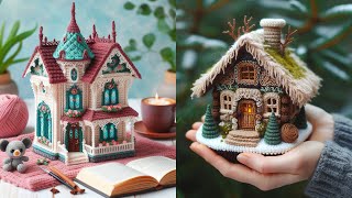 Hand Knitted House 🏠 Model Designs With Wool (Share Ideas) #Knitted #Knitting #Crochet