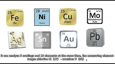 Seamark Coating Thickness Gauge XRF 3050 working video