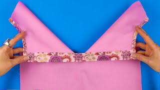 💥✅ Mysterious Fabric Folding Techniques. You've Been Sewing Wrong All this Time!