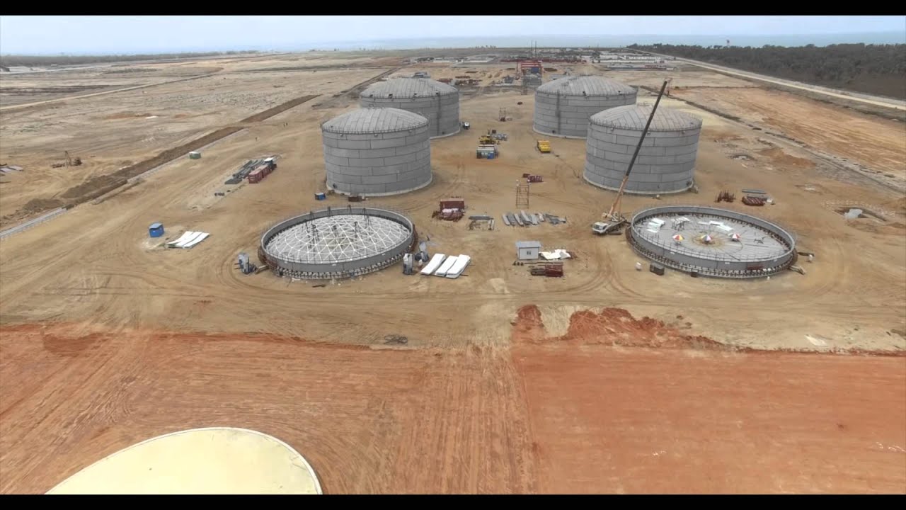 2015 Construção do Terminal Oceânico da Barra do Dande - YouTube