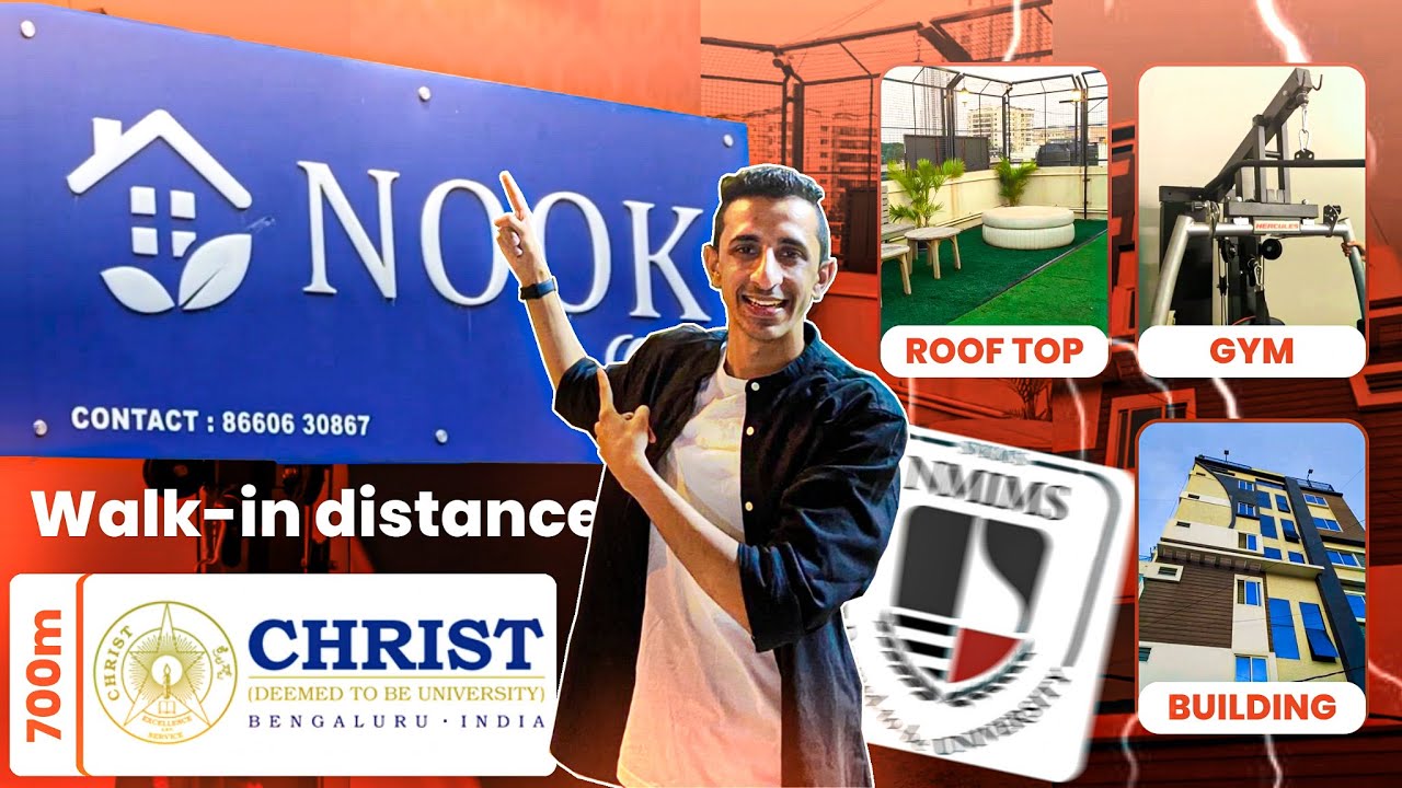 PG near NMIMS, Bangalore & Christ University, Bangalore | Nook Living