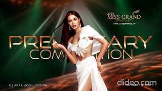 Miss Grand Thailand 2024 Evening Gown Preeliminary Competition Song #missgrandthailand