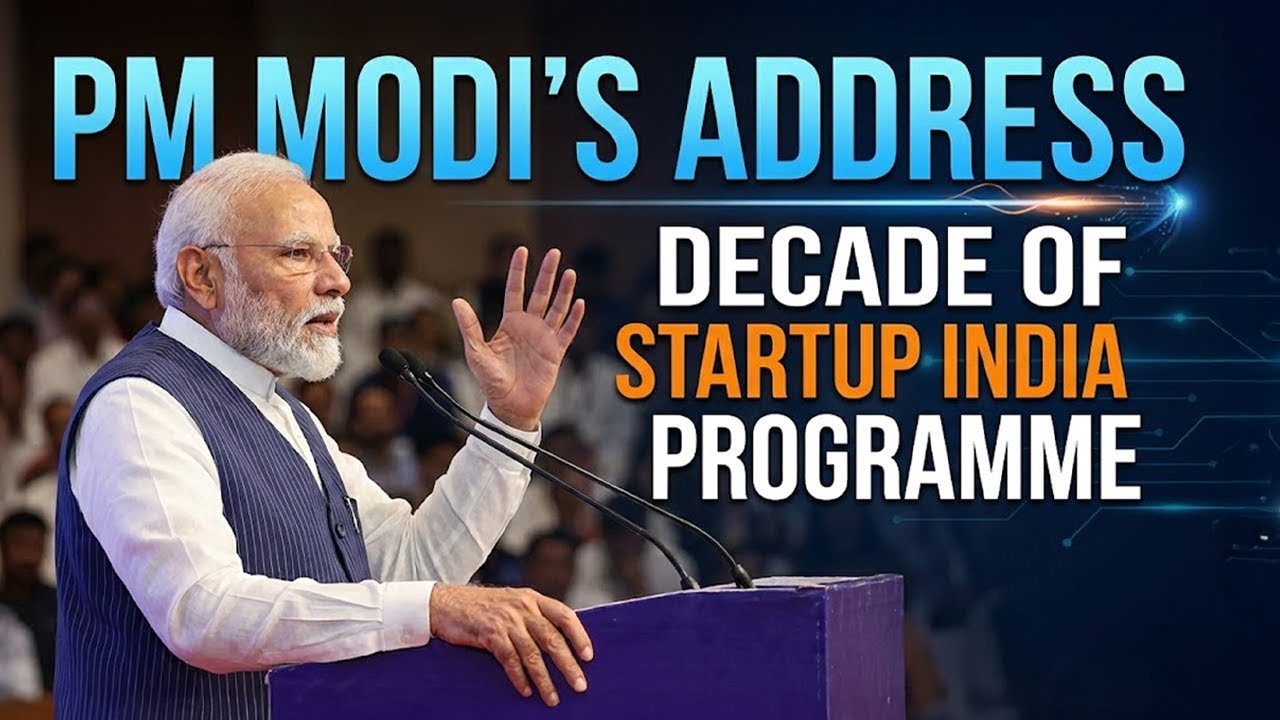 From Dreams to Unicorns: PM Modi Celebrates a Decade of Startup India in New Delhi
