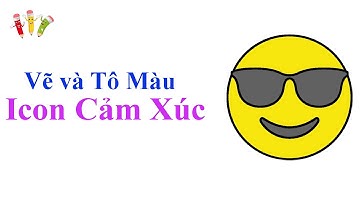 Vẽ và Tô Màu Icon Cảm Xúc | How to Draw and Color  Emoji | Mix TV #134