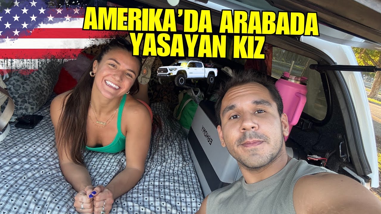 AMERIKA'DA ARABASINDA YASAYAN KIZIN BASINA GELENLER