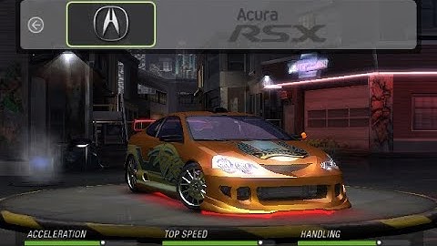 NFS Underground 2 | Acura RSX Customization | Gameplay 4