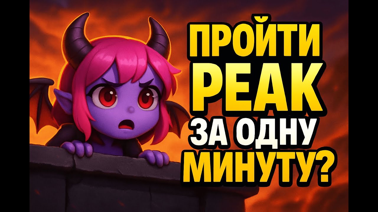Как пройти PEAK за 1 минуту?