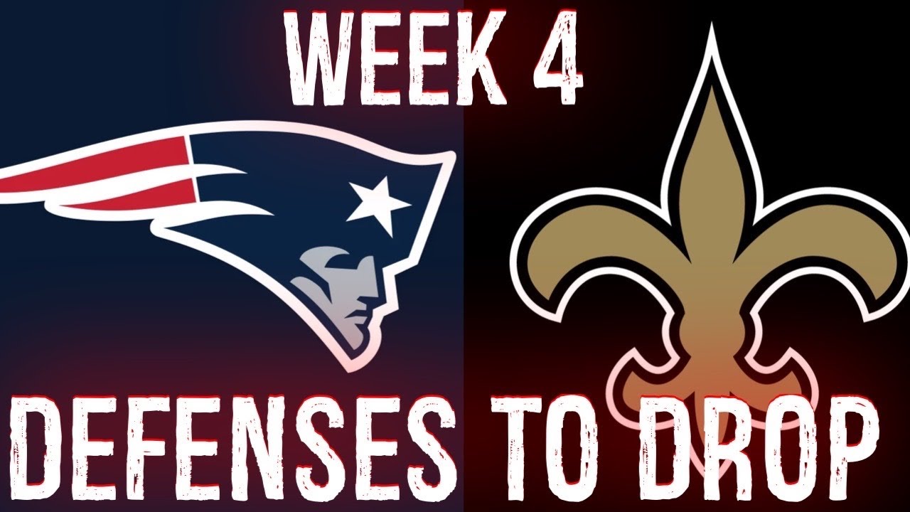 Defenses DST To Drop Week 4 Fantasy Football YouTube